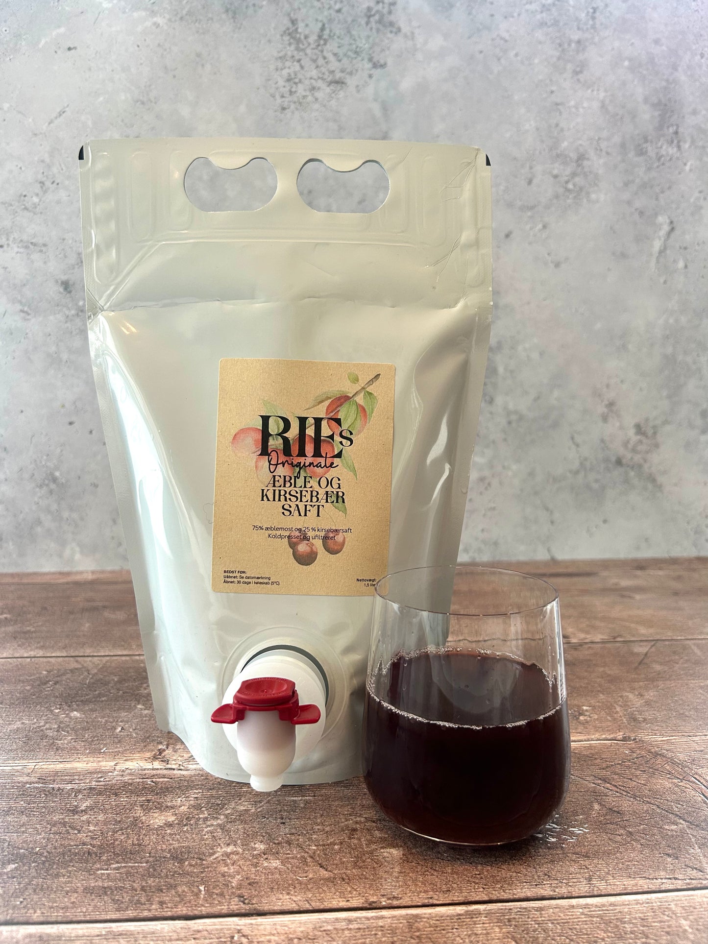 Æble/Kirsebærsaft, 1.5 l