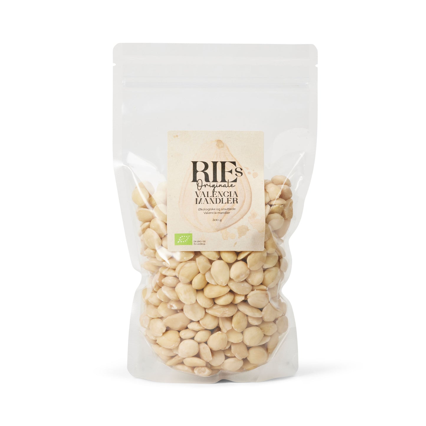 Valencia mandler ØKO, 500 g (uden hinde)